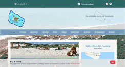 Desktop Screenshot of dueodde-camp.dk